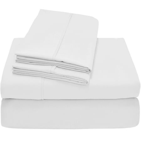 Premium 1800 Ultra-Soft Microfiber Sheet Set Twin Extra Long - Double Brushed - Hypoallergenic - 21" Extra Deep Pocket - Wrinkle Resistant (Split King, White)