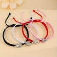 thumbnail image 5 of EOEMY 2Pcs Magnetic Couple Best Friend Graduation Season Heart Bachelor'S Hat Couple-2Pcs Bracelets #1, 5 of 9