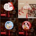 thumbnail image 1 of Chinese New Year Decoration,Year Of The Rabbit Lantern,Festival Lunar New Year Decor,Happy New Year,Spring Festival,Handmade Lanterns,Making DIY Materials,Kindergarten Portable Luminous,Paper Lanterns, 1 of 5