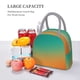 thumbnail image 5 of Balery Orange To Teal Gradient1 Bolsa de Almuerzo para Mujeres, Caja de Almuerzo, Bolsa de Almuerzo Pequeña Impermeable, Tote de Almuerzo Reutilizable con Gran Capacidad, 5 of 6