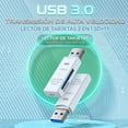 thumbnail image 3 of Lector de Tarjetas MAYOREO  USB 3.0 2 en 1 SD y Micro SD TF, Adaptador de Memoria de Alta Velocidad PACK CON 12, 3 of 8