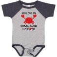 thumbnail image 3 of Inktastic Someone on Topsail Island Loves Me Boys or Girls Baby Bodysuit, 3 of 5