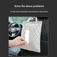 thumbnail image 6 of RuiJiao Premium Crystal Pattern PU Leather Car Tissue Box, Space-Saving Backseat Organizer, Eco-Friendly and Durable for Home and Vehicle Use, 6 of 7