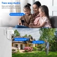 thumbnail image 4 of 2PM CCTV Cámara de seguridad Detección de movimiento Cámara WIFI inalámbrica Monitoreo remoto JShteea El nuevo, 4 of 9
