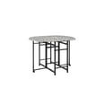 thumbnail image 4 of IN Room Furniture Designs Contemporary Wood Dinette Set in Black/Cobblestone, 4 of 4