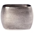 thumbnail image 4 of Design Imports Argent Texturé Anneau de Serviette Carrée Ensemble de 6, 4 of 10