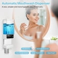 thumbnail image 3 of BreaDeep Automatic Mouthwash Dispenser Touchless 700mL(23.67 Oz),Wall Mounted Mouth Wash Dispenser for Bathroom with Magnetic Cups,Perfect for Kids and Adults, 3 of 5