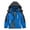 Blue & Dark Grey, variant on Boys' Waterproof Ski Jacket Outdoor Recreation Thick Winter Coat Hooded Raincoats Orange and Dark Grey 8
