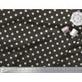 thumbnail image 3 of Soimoi Black Cotton Duck Fabric Polka Dots Print Fabric by the Yard 42 Inch Wide, 3 of 3