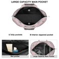 thumbnail image 2 of Daisy Women's Large Weekend Travel Bag Moving Canvas Handbag Thick Double Layer Beach Weekend Travel Unisex Hospital Maternity Delivery with Toiletry Waterproof, 2 of 5