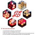thumbnail image 2 of Pancake Molds Silicone Cake Mold Dishwasher Safe 7 Circles (Red)，JUN, 2 of 7