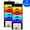 Multicolor, variant on AGCAN 37 Pockets Expanding File Folder, According File Organizer with Expandable Cover, Desktop Accordion Folders Letter A4 Paper Document Storage Organizer, Black