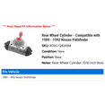 thumbnail image 2 of Rear Wheel Cylinder - Compatible with 1989 - 1992 Nissan Pathfinder 1990 1991, 2 of 2