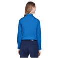thumbnail image 4 of 78193 CORE365 Ladies' Operate Long-Sleeve Twill Shirt True Royal L, 4 of 6