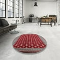 thumbnail image 4 of Ahgly Company Machine Washable Indoor Rectangle Industrial Modern Rosy Brown Pink Area Rugs, 2' x 4', 4 of 7