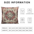 thumbnail image 5 of Nawypu Throw Pillow Cover Boho, Vintage Persian Pillow Cover Ethnic Decorative Pillow Cases Home Outdoor Square Pink Pillowcase for Bed Sofa Couch, 5 of 5