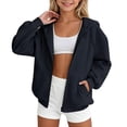 thumbnail image 3 of Teen Girls Boys Kids Hoodies Zip up Long Sleeve Hooded Sweatshirt Pullover with Pockets Trendy Clothing for Girls Boys, 3 of 6