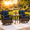 Blue, variant on 3 Pieces Patio Furniture Set, Outdoor Chair Set of 2 with Coffee Table, Porch Poolside PE Rattan Wicker Bistro Bar Set Cushioned, Heavy-duty Steel Frame Rattan Swivel Gliders Conversation Set