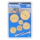 thumbnail image 1 of Rawiri Juego de 8 hojas de corte de acero de alta velocidad, hoja de sierra HSS para carpintería, taladro eléctrico de plástico, dorado, 1 of 8