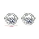 thumbnail image 3 of HomeKingdee Hypoallergenic Diamond Flower Earrings for Women - Alloy Glitter Ear Studs Jewelry Gifts for Girls Mothers on Birthday Christmas Valentine's Day, 3 of 5