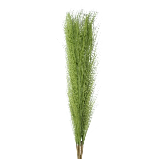 Uxcell 8Pcs Hierba Pampas Falsa 21" Pampas Falsas para Decoración de Bodas Verde Hierba