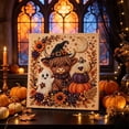 thumbnail image 4 of Halloween Ghost Diamond Painting Kit for Adults - 3D Pearl Art Craft, Spooky Cute DIY Fall Home Decor Wall Art, Seasonal Party Gift for Beginners, 4 of 9
