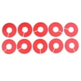 thumbnail image 2 of 10 Quantity Blank Plastic Clothing Size Divider Ring Wardrobe Divider Red Red, 2 of 8
