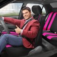thumbnail image 2 of FH Group Universal Fit Cloth Striking Striped Car Seat Covers for Auto, SUV, VAN Airbag Compatible, Easy to Install, UV-Resistant & Durable - Full Set, 2 of 9