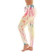 thumbnail image 2 of Just Love Loop Terry Tie Dye Jogger Pants for Women (Terry Fabric Tie Dye Neon Bright Rainbow, 2X), 2 of 3