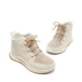thumbnail image 2 of DREAM PAIRS Ankle Winter Boots for Women Waterproof Lace Up Anti-Slip Warm Snow Booties Fashion Sneaker Boots, 2 of 6