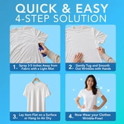 InstaSteam Clothes Wrinkle Release Spray Travel Size Skin Sensitive - Fragrance Free Wrinkle Releaser - Fabric Deodorizer, Fabric Softener, Anti Static Spray - Travel Essential 3 Fl Oz (Pack of 2)