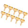 thumbnail image 1 of 10pcs Metal Small Funnel Mini Aluminum Alloy Funnel for Filling Bottles and Transferring Cosmetics PerfumeGold, 1 of 5