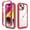 Red, variant on Compatible with iPhone 15 Plus Case Clear, Heavy Duty Dual Layer Shockproof Protection Transparent Women Men [Never Yellowing] [Military Grade Anti-Drop] Hard PC Back Phone Cover,Red