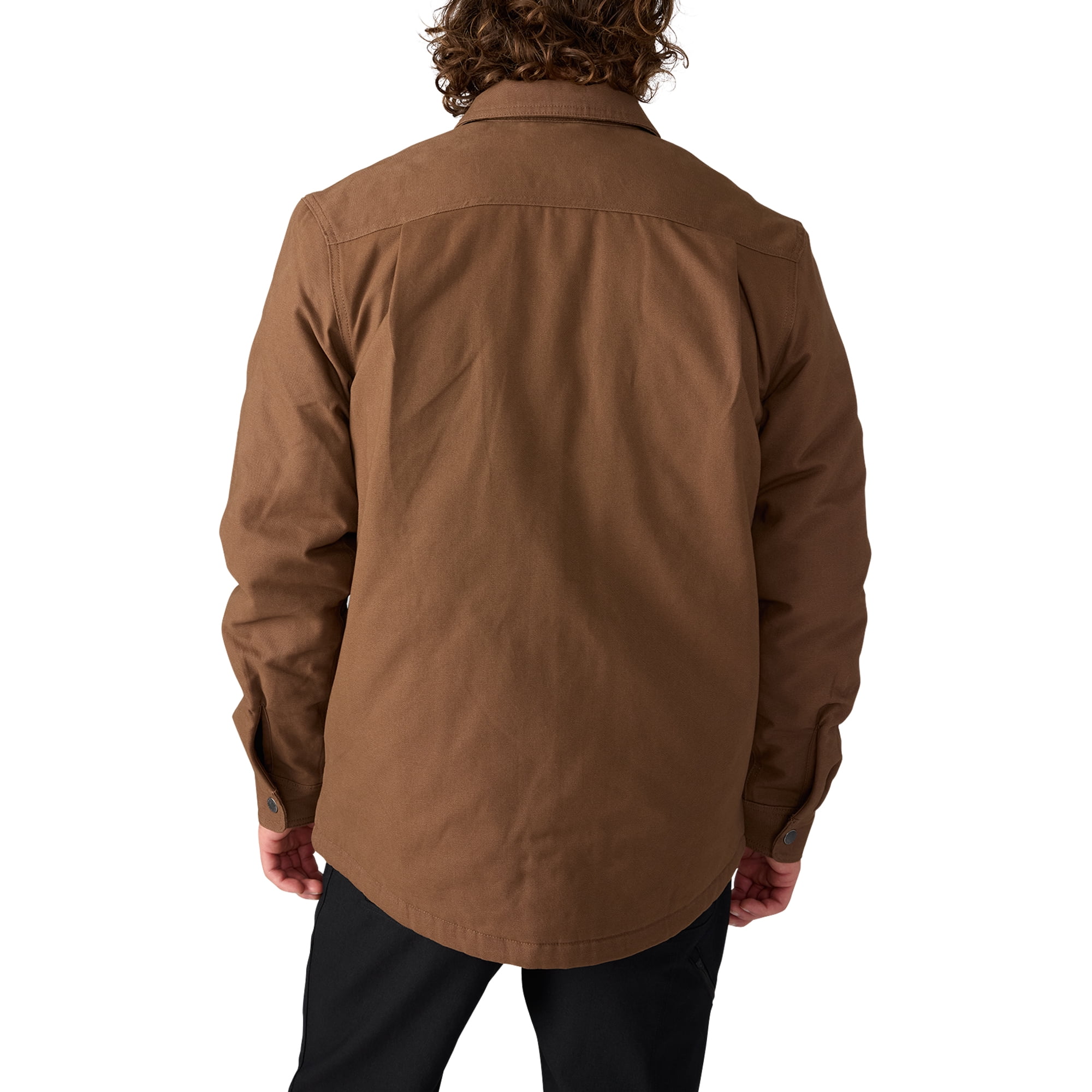Genuine Dickies Flannel Lined Canvas Shirt Jacket
