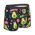 thumbnail image 3 of Disketp Avocado Love Men'S Boxer Briefs,Soft And Breathable Cotton Underwear With Comfortflex Waistband, 3 of 9