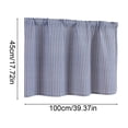 thumbnail image 3 of YFGEFTR Gingham Check Curtain, Farmhouse Decorative Window Curtain for Classroom Office Kitchen Laundry Room Cafe(17.72x39.37inch), 3 of 6
