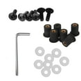 thumbnail image 1 of DYNWAVECA Motorcycle Fairing Windshield Screw Universal Nut For Motorcycle - Black, 1 of 10