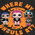 thumbnail image 3 of LOL Surprise! - Halloween - Where My Ghouls At - Toddler & Youth Girls Short Sleeve Graphic T-Shirt, 3 of 5