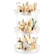 thumbnail image 1 of Bandeja de almacenamiento giratoria Acina 360°, transparente, 3 niveles, Lazy Susan, 1 of 6