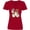 Red, variant on Inktastic Halloween Ghosts Women's V-Neck T-Shirt
