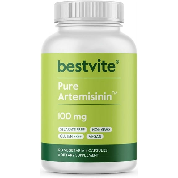 Bestvite Artemisinin 100mg (120 Vegetarian Capsules)-No Stearates - No Flow Agents