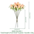 thumbnail image 4 of 24Pcs Artificial Flowers Beautiful Silk Fake Flowers Wedding Valentines Bouquet Bridal Decor Wedding Centerpieces For Tables Mother's Day Gifts, 4 of 6