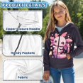 thumbnail image 6 of chaqlin Cute Hoodies for Teen Girls Trendy Axolotl Zip Up Hoodie Casual Long Sleeve Hooded Sweatshirts Kids School Jacket with Pocket, 6 of 7