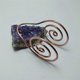 thumbnail image 5 of Copper Palm Ring Reiki Spiral Hand Rings for Meditation & Energy Healing, Handmade Reiki Copper Cuffs for Crystal Work (No Gem,2PCS), 5 of 5