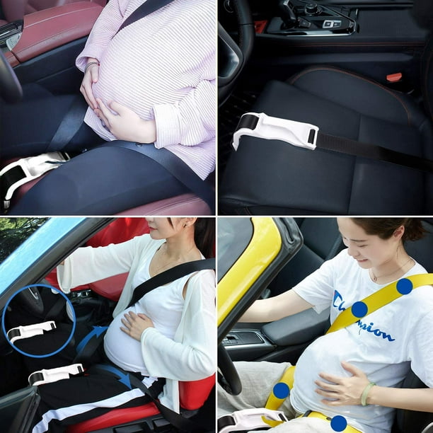 Ceinture voiture femme enceinte, ceinture de sécurité pour ceinture de  sécurité pour les mamans enceintes, confortable et sûre, protège le bébé à  naître, indispensable pour les futures mères 