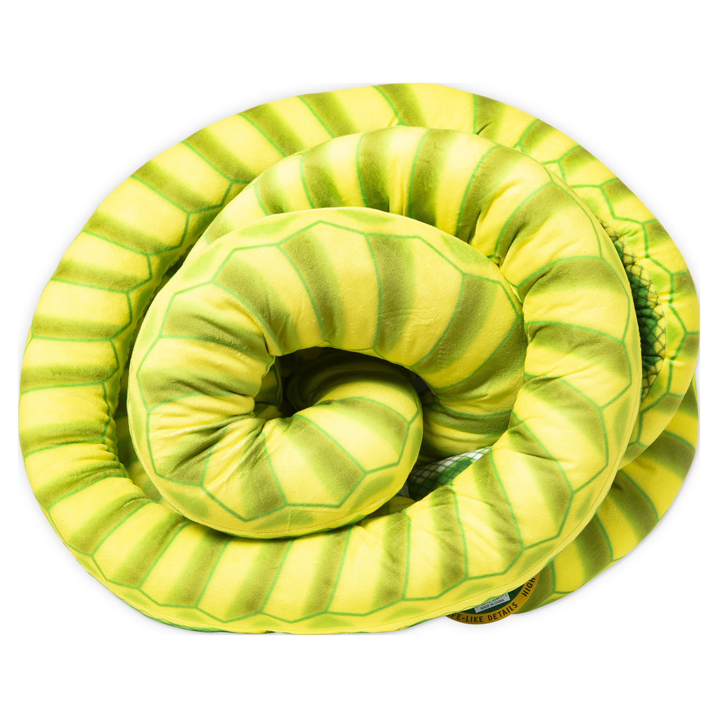 Melissa & Doug Giant Boa Constrictor Snake Lifelike Plush Stuffed Animal (Over 14 Feet Long)