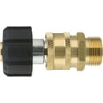 thumbnail image 4 of Kit adaptador de lavadora de alta presión compatible con conexión rápida métrica M22 para conector giratorio hembra de 15 mm a conector macho M22 de 5000 psi, 4 of 5