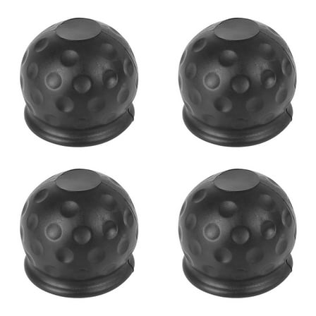 4pcs 50mm Tow Bar Ball Cover Cap Towing Hitch Caravan Trailer Towball Protect for Car Truck Trailer RV ATV Quad