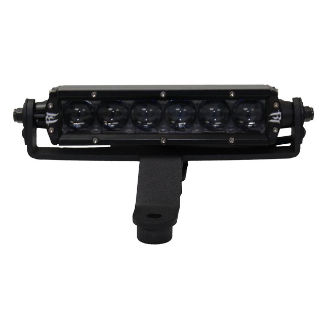 Go Rhino 730060T Light Bar Mounting Kit Windshield Cowl Mount; Mounts Two 6 Inch Light Bars; Textured Powder Coated; Black; Steel; Single