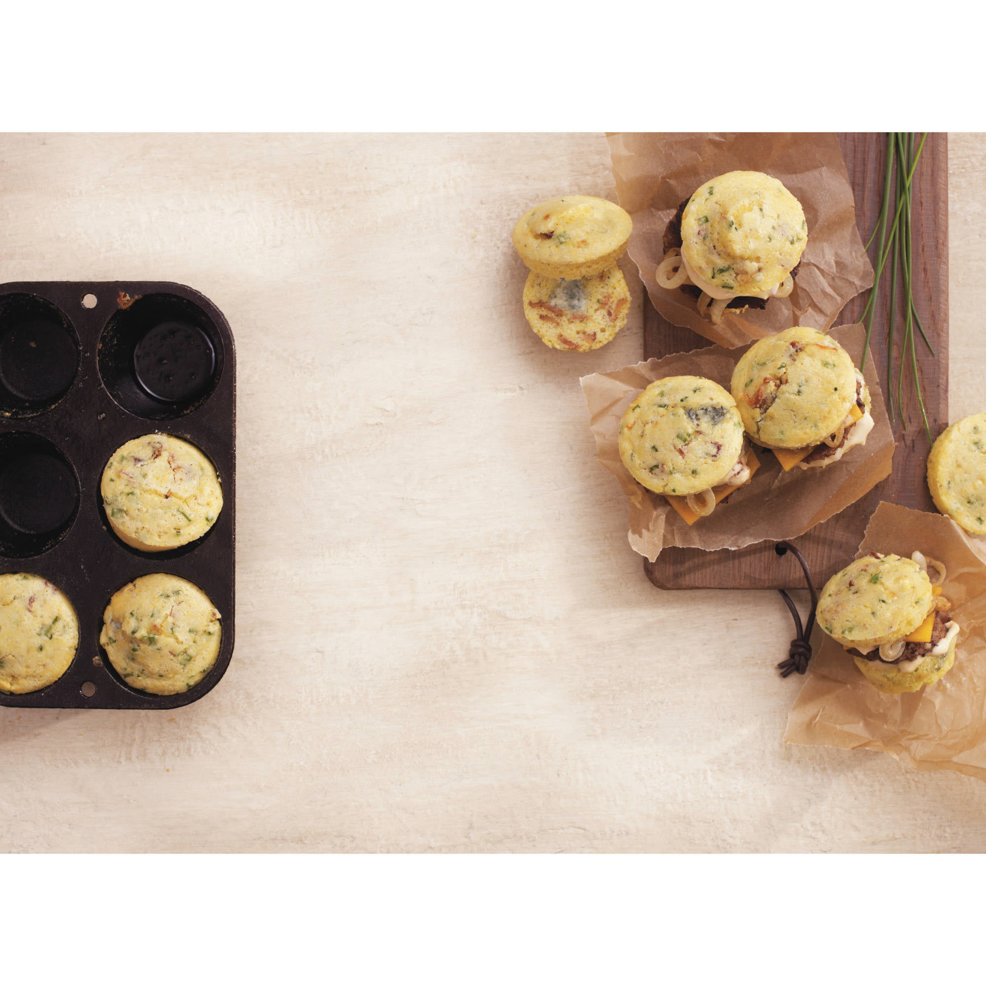 King Kooker Seasoned Cast Iron Muffin Pan with Lid & Reviews